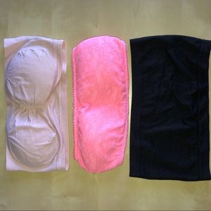 3/$20 - Set of 3 Bandeau bras